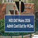 NID DAT Mains 2026 Admit Card Out For M.Des at admissions.nid.edu; Check Dates For Studio Test & Interview